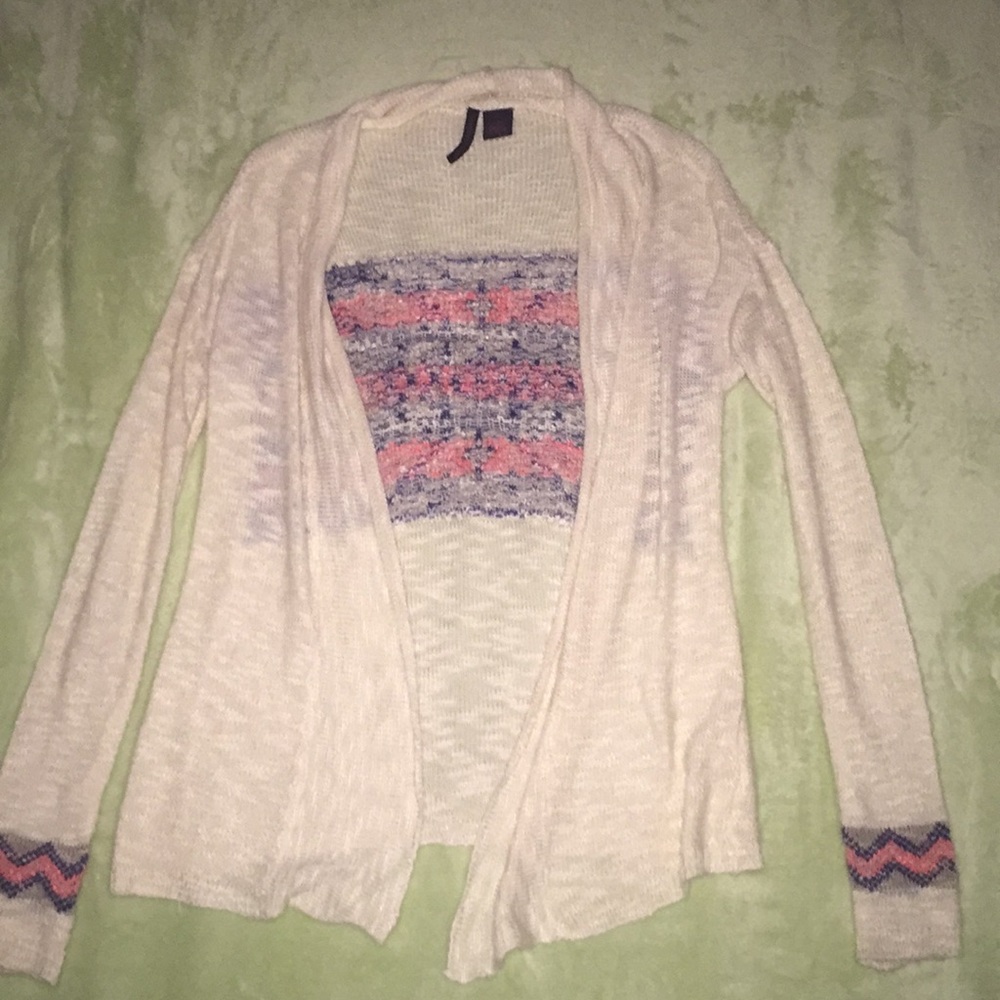 A knitted Cardigan.